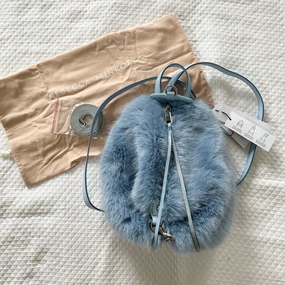 faux fur mini julian backpack Rebecca Minkoff Julian Faux Fur Mini Backpack